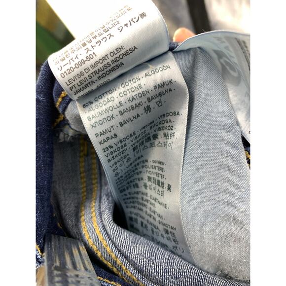 Levis High Rise Skinny Jeans Womens Size 30 Medium Wash Denim Stretch - Picture 5 of 5